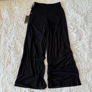 NWT Tadashi Shoji Collection Formal Black Wide Leg Pants Size S